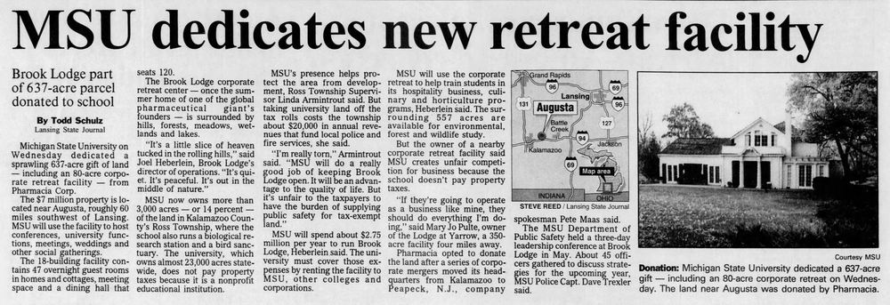 Brook Lodge - Jul 20 2000 Msu Takes Over (newer photo)